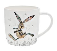 Lesser & Pavey Mug en céramique motif lièvre Hesper | Pour la maison ou le travail | Tasses au design haut de gamme pour toutes les occasions | Conçu par Bug Art Lovely Mugs pour le thé, le café et