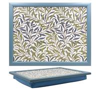 Lesser & Pavey Plateau en Saule avec Coussin rembourré, Parfait pour Manger sur Le canapé | Plateaux pour Les Genoux pour Manger à la Maison