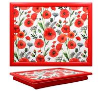 Lesser & Pavey Plateau rembourré pour Ordinateur Portable Motif Floral Rouge