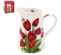 Lesser & Pavey Sarah Boddy BeeTanical Pichet tulipe pour cuisine et maison | Carafe en céramique ou en verre pour usage multiple | Beau vase à crème ou à lait pour un usage quotidien | Peut également