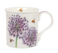 Lesser & Pavey - Tasse à café britannique en céramique pour la maison ou le travail - Grandes tasses pour boissons chaudes - Tasses à thé et café Bee Tanical Allium - Sarah Boddy