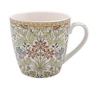 Lesser & Pavey - Tasse à café britannique en céramique pour la maison ou le travail - Grandes tasses pour boissons chaudes - Tasses à thé et café en jacinthe - William Morris