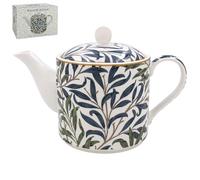 Lesser & Pavey Théière en céramique de conception britannique | Grande théière pour servir des boissons chaudes | Théières pour toutes les tailles familiales - William Morris, branche de saule