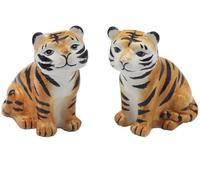 Lesser & Pavey Tigers Ensemble salière et poivrière en céramique pour tous les types de cuisine | Salière et poivrière en céramique | Jolie salière et poivrière | Convient pour la maison ou le bureau