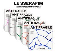 LESSERAFIM - ( COMPACT Ver. ) LE SSERAFIM ANTIFRAGILE 2nd Mini Album ( SAPPHIRE Ver. )+1ea Store Gift Photo Card K-POP SEALED
