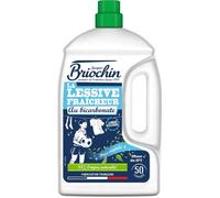 Lessive au Bicarbonate de Soude 50 Lavages Spécial Fraîcheur Parfum Brise Végétale Efficace dès 20°C Bidon recyclable 2.27L