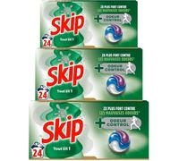 Lessive Capsules Anti-Odeur 3x24 Lavages