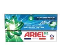 Lessive capsules Ariel Pods 3 en 1 Alpine, boite de 30 doses