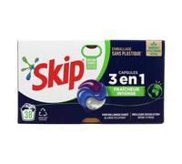 Lessive Capsules SKIP 3-En-1 Fraîcheur Intense 38 lavages