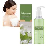 Lessive corporelle profondément hydratante pour femme, gel douche au jasmin, formule antibactérienne et hydratante avec mousse, apaise la peau sèche, avec extrait de jasmin (1 pièce)