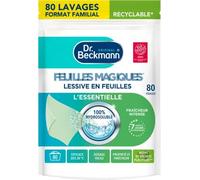 Dr. Beckmann - Lessive en Feuilles Prédosées - L'Essentielle - 80 Lavages