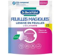 Dr. Beckmann FEUILLES MAGIQUES - Lessive en feuilles - 100% hydrosoluble, facile à utiliser et ranger - 25 feuillesL'ÉCLATANTE