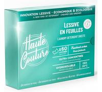 Lightning Lessive en feuilles HAUTE COUTURE – format pré-dosé écologique 60 lavages