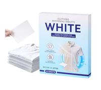 Lessive En Feuilles | Action Éclaircissante Élimination du Jaunissement et du Grissage,Feuilles Lavantes pour Linge | Pour Maison Dortoir Hôtel Restaurant Entreprise