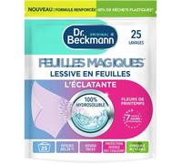 Lessive en feuilles L'ÉCLATANTE | Format pré-dosé, pratique et léger | 100% hydrosoluble, facile à utiliser et ranger | 25 feuilles