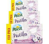 Lessive en Pastilles Bouquet de Provence-96 lavages-testé dermatologiquement et respectueux des peaux sensibles (lot de 3x32)