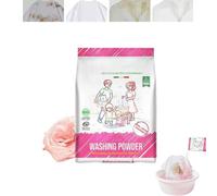 Lessive en poudre active haute pureté, lessive naturelle, détachage puissant pour tous les textiles (1PCS)