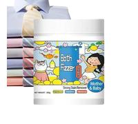 Lessive en poudre super concentrée 500 g - Détachant puissant de lait, de sueur, d'huile, de fruits et de sang | Détergent oxygéné pour la lessive quotidienne, la maison, la crèche, les voyages