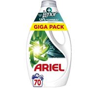 Lessive Liquide,Avec Une Touche De Unstoppables,70 Lavages (3.15L),7 Jours De Fraîcheur Longue Durée,Fabriqué en France