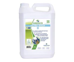 Lessive liquide extra concentrée hypoallergénique ECOLABEL - bidon de 5L CHRISTEYNS - 58010