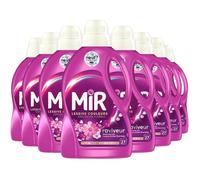 Mir - Lessive Liquide Couleurs - Explosion Florale -Main & Machine - Raviveur - Formule 3en1 - Couleurs - Fibres - Fraîcheur - Nettoie avec Soin - Pour Toutes les Couleurs - 27 Lavages - Lot de 8