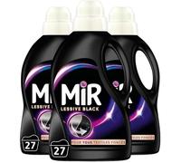 Lessive Liquide - MIR - Noir - Main & Machine - Raviveur - Formule 3en1 - 1.35L