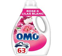 Lessive Liquide Rose Lilas Blanc 2,646L 63 Lavages