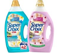 Lessive Liquide - Super Croix - Lot de 2 - 42 Lavages - Bora Bora - Japon