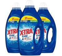 Lessive Liquide - XTRA Total - Lot de 3 - Propreté - Éclat - Fraîcheur - 81 Lavages