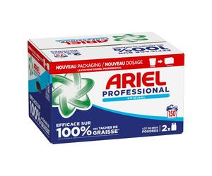 Lessive poudre Ariel Professional - Seau 150 doses