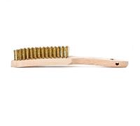 Lessmann 107441 Brosse à main fil de Laiton 4 Rangés