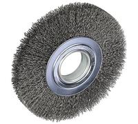Lessmann 365172 Brosse ronde ondulé 200 x 16 mm en Acier,Multicolore