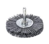 Lessmann 418704 Brosse à structurer avec Tige de 8 mm pour structurer Les Surfaces en Bois, enlever la Rouille, la Peinture, etc