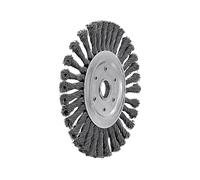 Lessmann 475211 Brosse ronde torsadées fil d'acier 178 x 0,5 mm