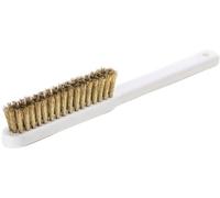 Lessmann Brosse fine L. prise mm 0,15 mm fil laiton ondulé 4 rangées 182162 1 pc(s)