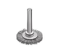 LESSMANN Brosse plate D. 30mm tige 6mm SiC poils de pon. granulation 320 6mm ...