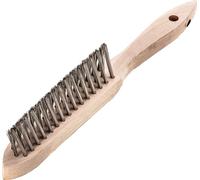 LESSMANN Brosse pour soudures d'angle longueur 290 mm fil inoxydable 0,35 mm ...