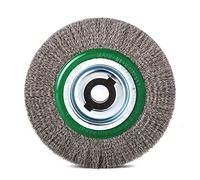 Lessmann Brosse ronde inox Circ. 200 mm ROF 0,30 ondulée 0,3 mm