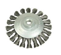 Lessmann Conique Nœud Brosse 100mm M14 Trou, 0.50 Câble en Acier LES471257