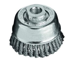 Lessmann Lessmann Brosse à pot en fil d'acier torsadé 65x0,5mm, garniture 30x6mm fil torsadé Quantité:1