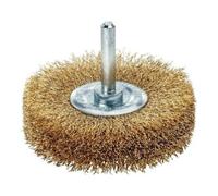 Lessmann Lessmann Brosse circulaire sur tige Fil laiton 0,20 mm,⌀ brossexlargeur brosse: 70X16 mm Quantité:1