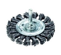 Lessmann Lessmann Brosse circulaire sur tige torsadée Fil d’acier 0,50 mm, Type: 75X10 Quantité:1