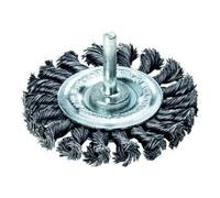 Lessmann LESSMANN Brosse circulaire sur tige torsadée, fil INOX 0,50 mm, Type: 75X10 Quantité:1