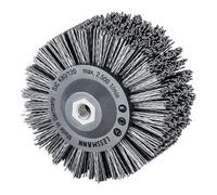 Lessmann LESSMANN Brosse ronde D.140mm M14 soies abrasives SiC K.80 60mm 2500min-¹ Quantité:1
