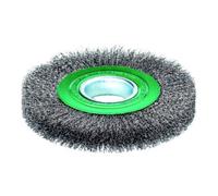 Lessmann Lessmann Brosse ronde inox 150x23/25mm, ondulée 0,3mm Quantité:1