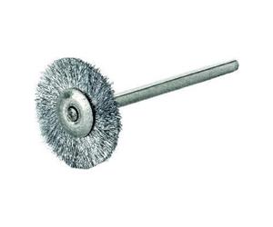Lessmann Lessmann Mini-brosse circulaire Fil d’acier 0,10 mm,⌀ brosse x largeur de brosse: 22X2 mm Quantité:1