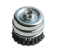 Lessmann Nœud Tasse Brosse 80mm M14x2, 0.50 Câble en Acier LES484217