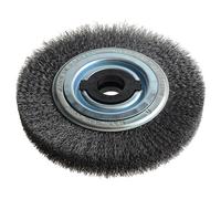 Lessmann Roue Brosse D200mm X W35-40 X 80 Trou Set 4+1 Acier Fil 0.30 LES3661