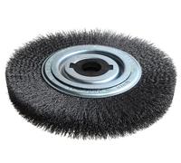 Lessmann Roue Brosse D250mm X W30-35 X 100 Trou Set 4+1 Acier Fil 0.30 LES377