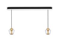 less'n'more ETHICS Suspension à 2 sources lumineuses, LED, E-2GPL-1190-P1-KGG-GC,